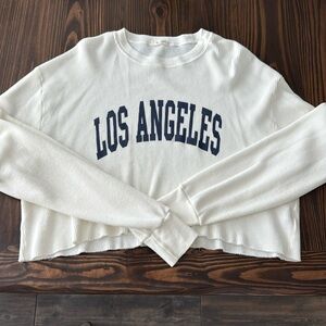 John Galt PacSun Los Angeles Long Sleeve Waffle Shirt One Size Brandy Melville
